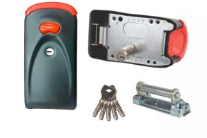 buy an electrical outdoor rim lock with 5 key